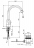 Mlangeur de lavabo - GALEO CD - Bec tube orientable - Tte cramique - Jacob delafon E72920-CP