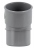 Coude PVC - M�le / Femelle - 20� - Diam�tre 50 mm - Nicoll UCJ2