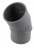 Coude PVC - M�le / Femelle - 30� - Diam�tre 50 mm - Nicoll UCJ3