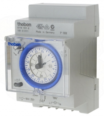 Horloge journali�re 1 contact NO-NF Theben SYN 161 D