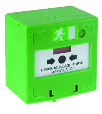 Bouton - Bris de glace - Vert - Aiphone BDV