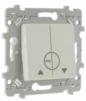Bouton poussoir pour la commande de volets roulants Hager Essensya
