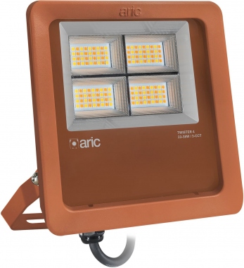 Projecteur � LED - Aric Twister 4 - 23 ou 38W - CCT - Rouille - Aric 51685