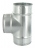 T� � 90 en galva diam�tre 100/100/100 mm