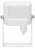 Projecteur � LED - Aric WINK 2 - 10W - 3000K - Blanc - Aric 51281