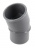 Coude PVC - M�le / Femelle - 20� - Diam�tre 32 mm - Nicoll UCF2