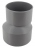 R�duction PVC - M�le / Femelle - Ext�rieure - Excentr�e - Diam�tre 125/100 mm - Nicoll UIX2