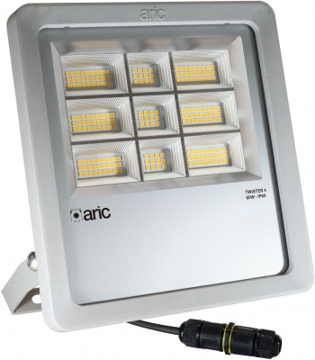 Projecteur � LED - Aric Twister 4 - 60W - 3000K - Gris - Aric 51663