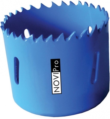 Scie tr�pan - Pour m�tal - Dents Bim�tal C08 - Diam�tre 44 mm - Novipro 9641044