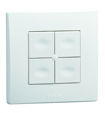 T�l�commande Murale - 4 Touches - Power - Yokis TLM4T45P