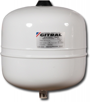 Vase d'expansion sanitaire - HYDROCHAUD - 12 litres - Gitral HY12