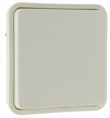 Va et vient 10A Hager Cubyko composable blanc