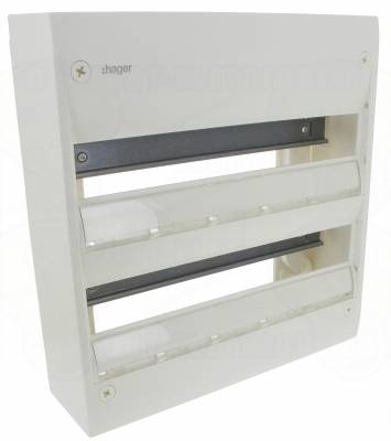 Coffret Hager Gamma 2 x 18 modules � poser en saillie