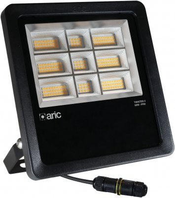 Projecteur � LED - Aric Twister 4 - 60W - 4000K - Noir - Aric 51681