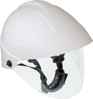 Casque �lectricien - Avec �cran faciale int�gr� et mentonni�re - CATU MO-185-BLM