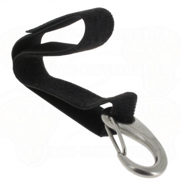 Mousqueton pour baguette tire fils