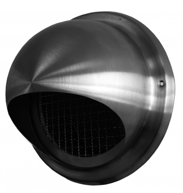 Prise air neuf - En inox - Ronde - Diam�tre 100 - Unelvent 870254