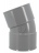 Coude PVC - Femelle / femelle - 20� - Diam�tre 100 mm - Nicoll UCT22