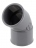 Coude PVC - Femelle / Femelle - 45� - Diam�tre 32 mm - Nicoll UCF44