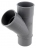 Culotte PVC - M�le / Femelle - 45� - Diam�tre 50 mm - Nicoll UBJ14