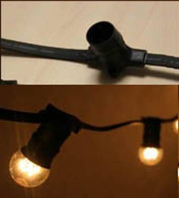 Guirlande - 15 M�tres - avec 40 douilles B22 Festilight
