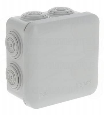 Boite de d�rivation �tanche 80 x 80 x 45 mm Legrand Plexo