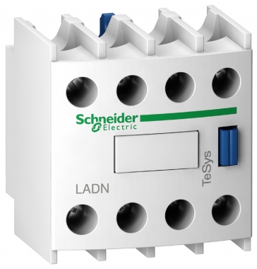 Bloc contacts auxiliaires - Pour Tesys D et F - 2F+2O - A Vis - Schneider electric LADC22