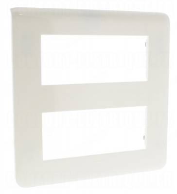 Enjoliveur 2X5 modules Legrand Mosaic blanc