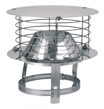 Aspirateur statique adaptable - VARINOX - Acier inoxydable - Diam�tre 125/153 - Ten 403002