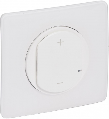 Variateur de lumi�re - Sans Neutre - 2 fils - 125W - Complet - Blanc - Legrand C�liane CB9060
