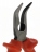 Pince � becs longs demi-rond coud�s isol�e 1000V longueur 160mm