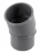 Coude PVC - M�le / Femelle - 20� - Diam�tre 40 mm - Nicoll UCH2