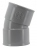 Coude PVC - Femelle / Femelle - 20� - Diam�tre 50 mm - Nicoll UCJ22