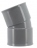 Coude PVC - Femelle / Femelle - 20� - Diam�tre 40 mm - Nicoll UCH22