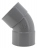 Coude PVC - Femelle / Femelle - 45� - Diam�tre 100 mm - Nicoll UCT44