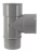 Culotte PVC - M�le / Femelle - 87�30 - Diam�tre 50 mm - Nicoll UBJ18