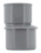 R�duction PVC - M�le / Femelle - Ext�rieure - Excentr�e - Diam�tre 40/32 mm - Nicoll UIH1