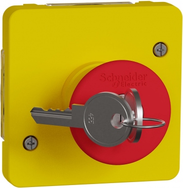 Arret urgence - A cl� - Composable - Mureva Styl - Schneider electric MUR35052