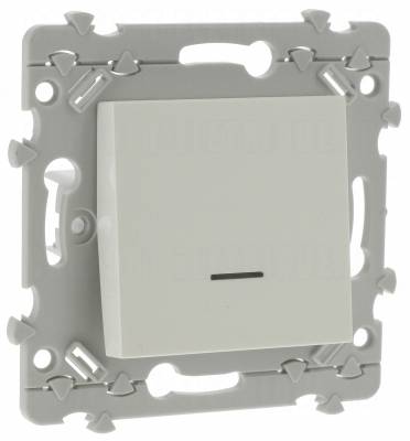 Bouton poussoir � voyant 10 amp�res Hager Essensya