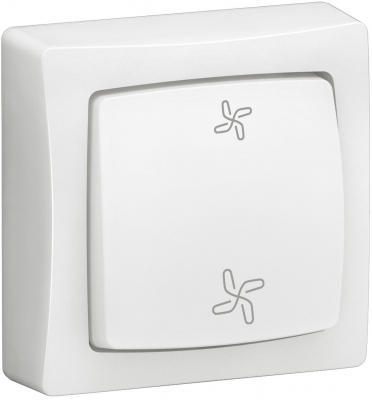Va et vient - Commande ventilation - Complet - Blanc - Legrand 086016L