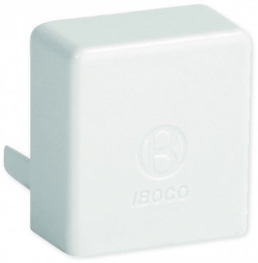 Embout goulotte - 25 x 30 - Blanc - TA-E - Iboco 00867