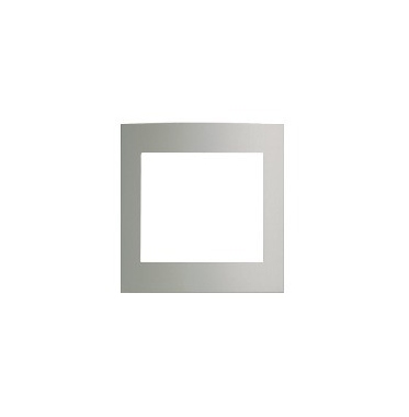 Bticino Sfera - Enjoliveur 1 module couleur argent Allmetal