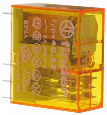 Relais miniature 230 volts 2 contacts 8 amp�res