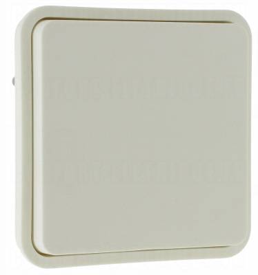 Va et vient 10A Hager Cubyko composable blanc