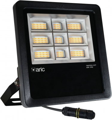 Projecteur � LED - Aric Twister 4 - 60W - CCT - Noir - Aric 51688