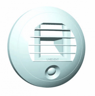 Bouche de ventilation Hygror�glable - 125 mm - 5-30m3/h - Sp�ciale WC - A pile