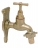Robinet de jardin - Avec applique int�gr�e - Gripp