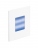 Applique murale encastr�e - Aric BALIZ 2 - A led - 0.9W - Bleu - Blanc - Aric 50381