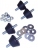 4 Plots anti vibratiles - Port�e 220 Kg - EID Distribution 4AS04