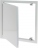 Trappe de visite - 20 x 20 cm - A poussoir - En tle d'acier zingu - Blanc laqu - Bizline 400300